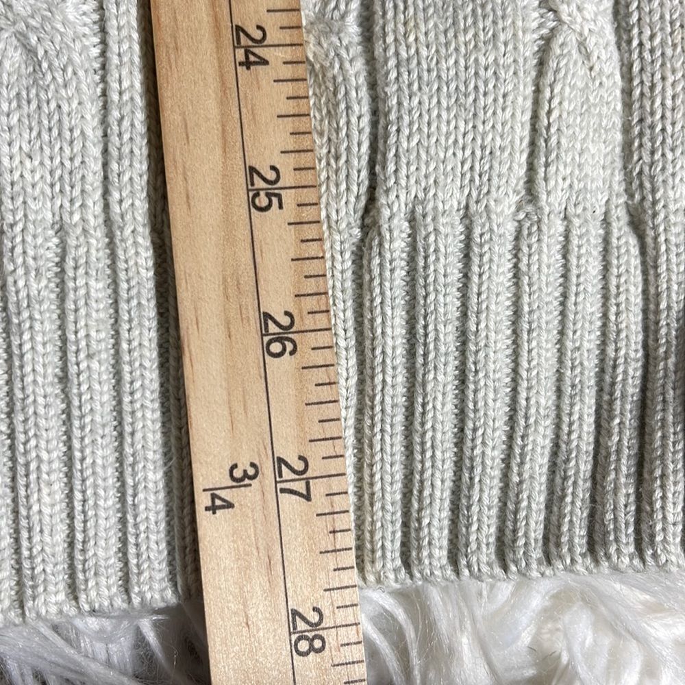 Vintage Alexander Julian sweater Mens size large cotton cable knit crew neck 90s - Picture 11 of 12